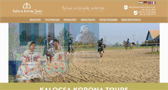 Desktop Screenshot of koronatours.hu